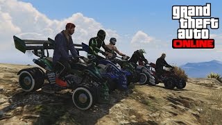 RASSEMBLEMENT EN QUAD GTA 5 ONLINE [upl. by Aseram408]