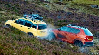 Suzuki Ignis vs Fiat Panda Mountain Race  Top Gear Series 26 [upl. by Symon]