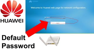 What is the default password of a Huawei modemrouter  EG814V5 [upl. by Kenwee365]