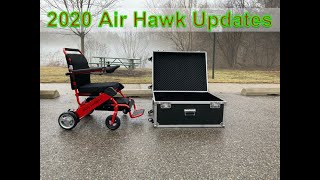 2020 Air Hawk Folding Power Wheelchair Updates [upl. by Bard]