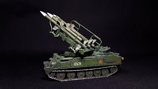 Building Trumpeters 172 scale SAM6  2K12 Kub [upl. by Konstance]