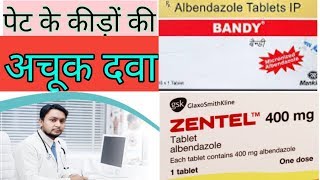 Albendazole 400 mg Tablet Albendazole SyrupZentel Tablet Bandy Tablet [upl. by Alisander906]