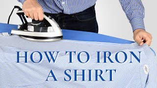 How To Iron Shirts Like A Pro  Easy StepbyStep Dress Shirt Ironing Guide  Gentlemans Gazette [upl. by Temirf45]