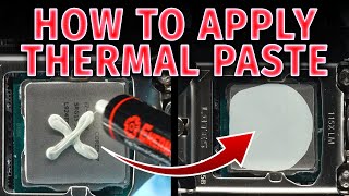 How To Apply Thermal Paste Best And Worst Practices [upl. by Aisetal]