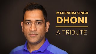 A tribute to MS Dhoni [upl. by Aleihs684]