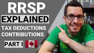 RRSP Explained Part 1  Tax Deductions amp Contribution Room  Canadian Tax Guide Chapter 3 [upl. by Chiquia]