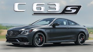 The Luxury MUSCLE CAR  2020 MercedesAMG C63S Coupe Review [upl. by Nosrej90]