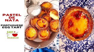 Pastel de Nata  Portuguese Egg Tart Shortcut or Easy Recipe [upl. by Grady]