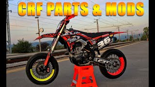 Inside Racing CRF 450 Supermoto  Parts amp Mods Breakdown [upl. by Eisned]