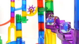 How to Build Marble Run SUPER Set CHALLENGE Marble Genius [upl. by Just]