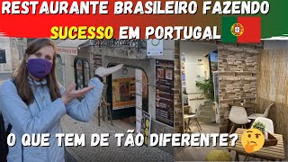 O MELHOR RESTAURANTE BRASILEIRO EM LISBOA PORTUGAL [upl. by Schulz]