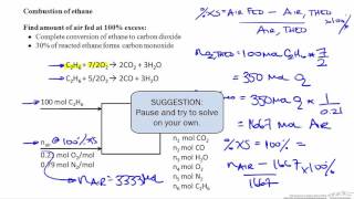 Percent Excess Air Combustion [upl. by Eustache]