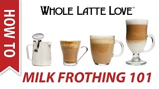 Milk Frothing for Beginners [upl. by Eiramesor883]