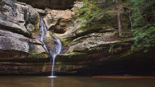 Ohio Road Trip  Hocking Hills Waterfalls Cliff Jumping [upl. by Nepean446]