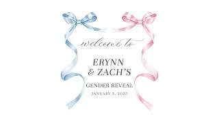 Erynn and Zach gender reveal [upl. by Karleen136]