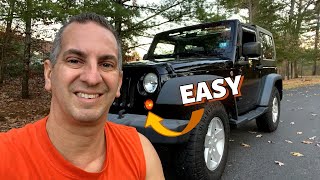 How To Replace 0717 Jeep Wrangler JK Turn Signal Light Bulb [upl. by Anjela]