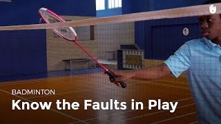 Faults in play  Badminton [upl. by Neersin998]