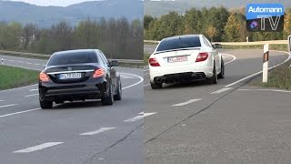 MercedesAMG C63 New vs Old  RACE amp SOUND 60FPS [upl. by Ardehs]