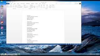 Transfer Microsoft Word Addresses to Excel Spreadsheet [upl. by Anillehs388]