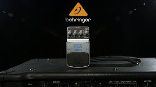 Behringer DR600 Digital Reverb Pedal  Gear4music demo [upl. by Japheth754]