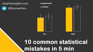 Ten Statistical Mistakes in 5 Min [upl. by Thierry932]