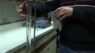 Resonance tube demonstration [upl. by Studnia]