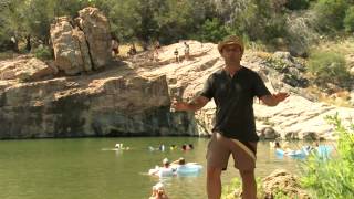 Devils Waterhole Cliff Jumping  Inks Lake State Park 💦 [upl. by Anawk209]