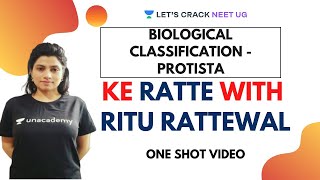 Biological Classification  Protista  One Shot Revision  NEET Biology  Target NEET 2020 [upl. by Daeriam]