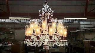 Crystal Chandeliers  How Its Made [upl. by Harding]