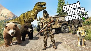 Chasser des animaux SECRETS sur GTA 5 [upl. by Steward152]