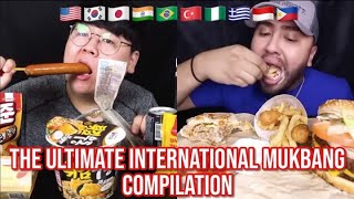 the ULTIMATE international mukbang compilation [upl. by Milburt]