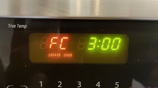 FC Error Code Locked Door on GE Range [upl. by Thetes]