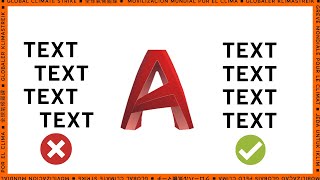 How to Align All Text Quickly in Autocad [upl. by Blader573]