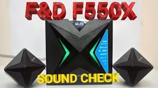 FampD F550X unboxing amp soundcheck [upl. by Eward668]