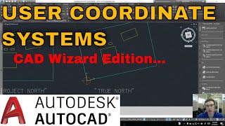 Autocad User Coordinate System UCS WCS basics [upl. by Lot]