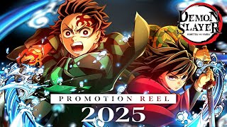 Demon Slayer Kimetsu no Yaiba  PROMOTION REEL 2025 [upl. by Eelaroc477]