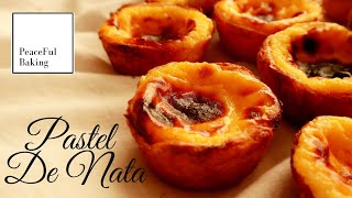 Pastel De Nata Creamy Portuguese Custard Tart [upl. by Eneres774]