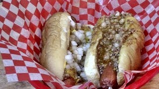 Texas Hots West NY style hot dog with a Greek Style sauce recipe [upl. by Karisa]