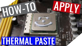 How to Best Apply Thermal Paste [upl. by Naitsihc]