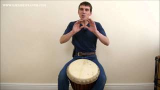 Djembe Lesson Polyrhythmic Pulses in 128 [upl. by Loralyn]