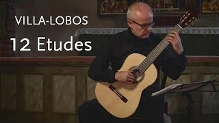 12 Etudes • VillaLobos • Andrzej Wilkus [upl. by Asaert]