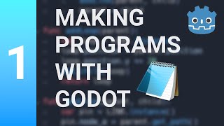 Making Programs With Godot  Text Editor  Part 1 [upl. by Shull]