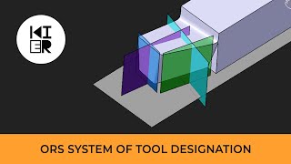 ORS system of tool designation for single point cutting tools  Machining science [upl. by Eudoxia156]