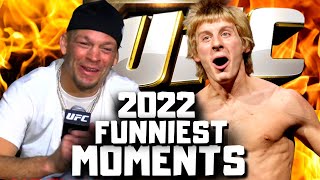 2022 UFC Funniest Moments [upl. by Yrogiarc718]