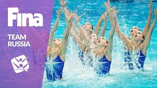 Team Russia  The golden team in Synchronised Swimming [upl. by Aharon]