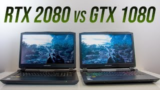 RTX 2080 vs GTX 1080 Laptop Comparison [upl. by Ahsiloc]