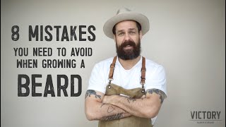 8 BEARD GROWING MISTAKES YOU NEED TO AVOID with Matty Conrad [upl. by Lauhsoj]