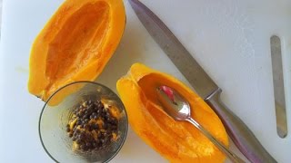 How to cut and eat a papaya [upl. by Colville]