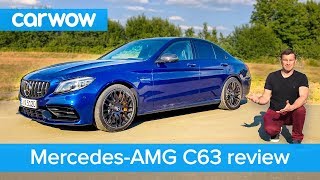 MercedesAMG C63 S 2019 review  see how quick it can get to 60mph  carwow [upl. by Stevie]