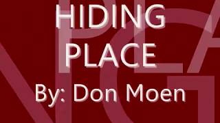 HIDING PLACE With Lyrics Don Moen [upl. by Acima]